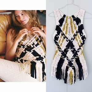 FIETS VOOR x ANTHROPOLOGIE London Macreme Sleeveless Tunic Top